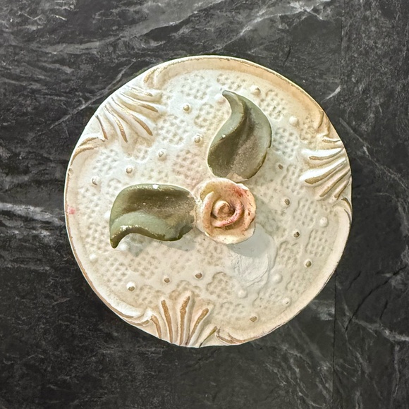 TILSO Handpainted Perfume Bottle & Powder Jar - Picture 3 of 16